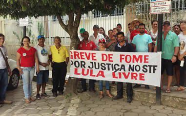 Camponeses capixabas apoiam a Greve de Fome pela libertação de Lula