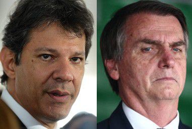 Campanhas de Haddad e Bolsonaro realizam últimas ações no Estado