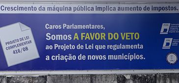Amunes e lojistas capixabas defendem veto à criação de novos municípios