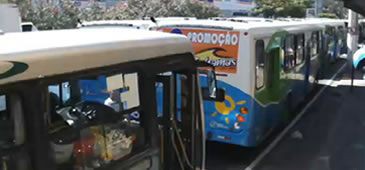 Motoristas de ônibus são baleados durante manifestação no Centro de Vitória
