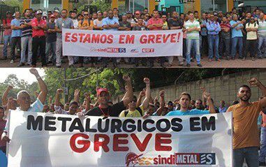 Sem acordo com sindicato patronal, greve dos metalúrgicos continua