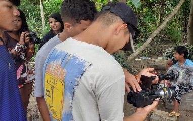Jovens guarani recebem capacitação para produção audiovisual