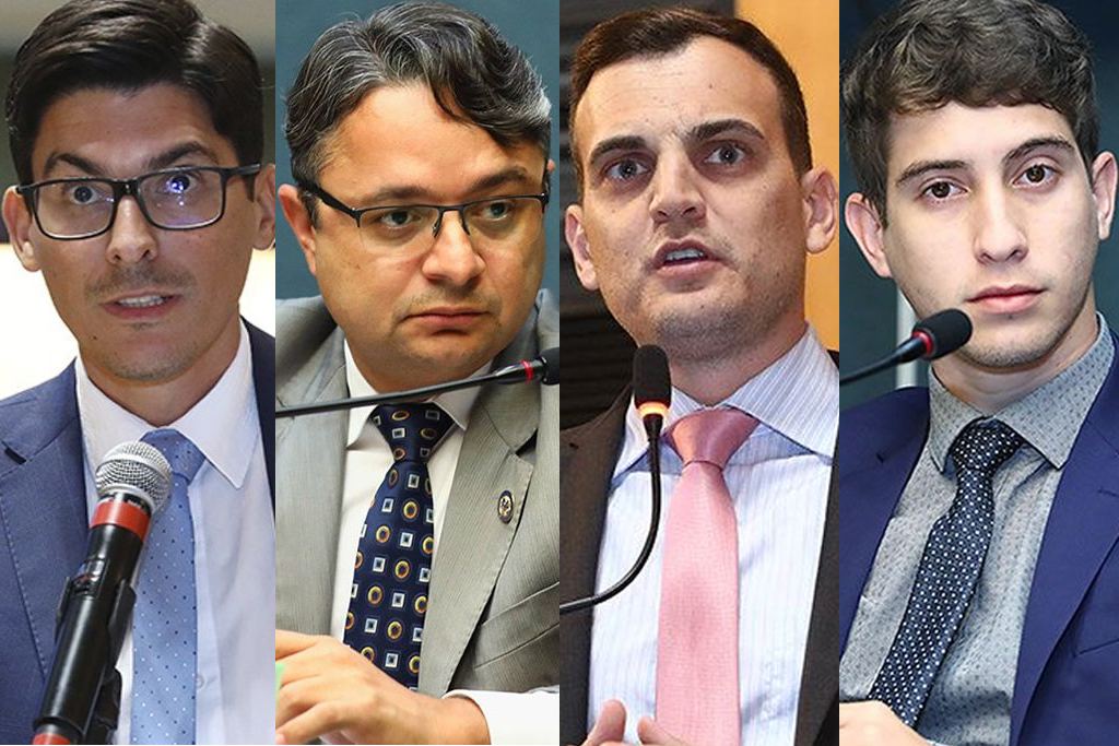 Mazinho dos Anjos, Vandinho Leite, Alcântaro e Lucas Polese na Ales